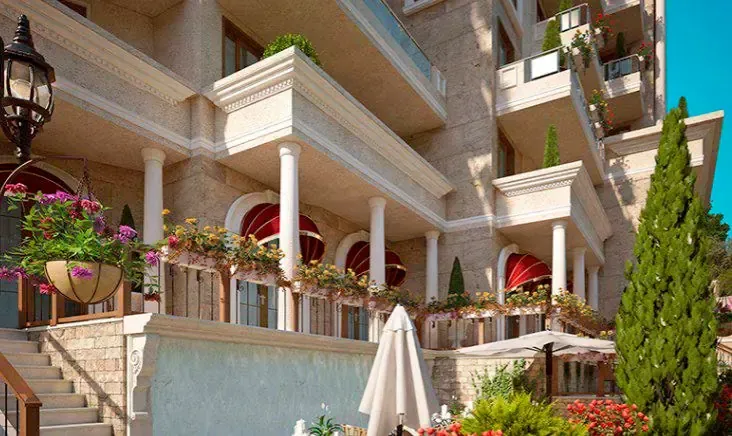 Millenium Apartments — Fassadendetail