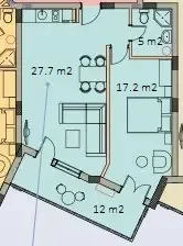 Grundriss Wohnung B14