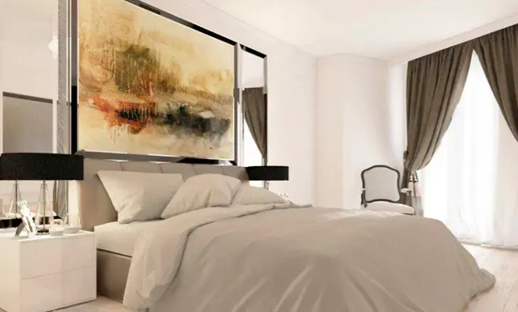 Millenium Apartments — Beispiel-Innenausstattung Schlafzimmer